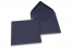 Coloured greeting card envelopes - dark blue, 155 x 155 mm | PIT Packaging.com | Bestbuyenvelopes