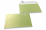 Lime green coloured mother-of-pearl envelopes - 162 x 229 mm | PIT Packaging.com | Bestbuyenvelopes