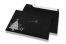Coloured Christmas envelopes - Black, with Christmas tree | PIT Packaging.com | Bestbuyenvelopes