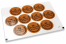 Communion envelope seals - mi primera comunión brown with black wreath | PIT Packaging.com | Bestbuyenvelopes