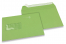 Apple green, coloured window envelopes, 110 x 220 mm (DL), window on the left, windowsize 45 x 90 mm, windowposition 20 mm from the left / 15 mm from the bottom, peal and seal closure, 120 gram coloured paper | PIT Packaging.com | Bestbuyenvelopes