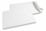 White paper envelopes, 220 x 312 mm (EA4), 120 gram, strip closure | PIT Packaging.com | Bestbuyenvelopes