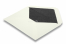 Lined ivory white envelopes - black lined | PIT Packaging.com | Bestbuyenvelopes