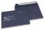 Dark blue, coloured window envelopes, 162 x 229 mm (A5), window on the left, windowsize 45 x 90 mm, windowposition 20 mm from the left / 60 mm from the bottom, peal and seal closure, 120 gram coloured paper | PIT Packaging.com | Bestbuyenvelopes