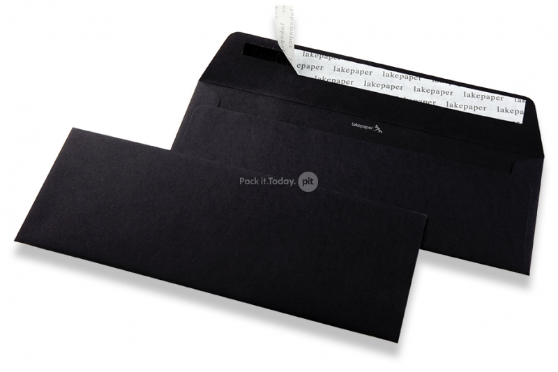 Gmund Lakepaper The Kiss envelopes - Black: Hair