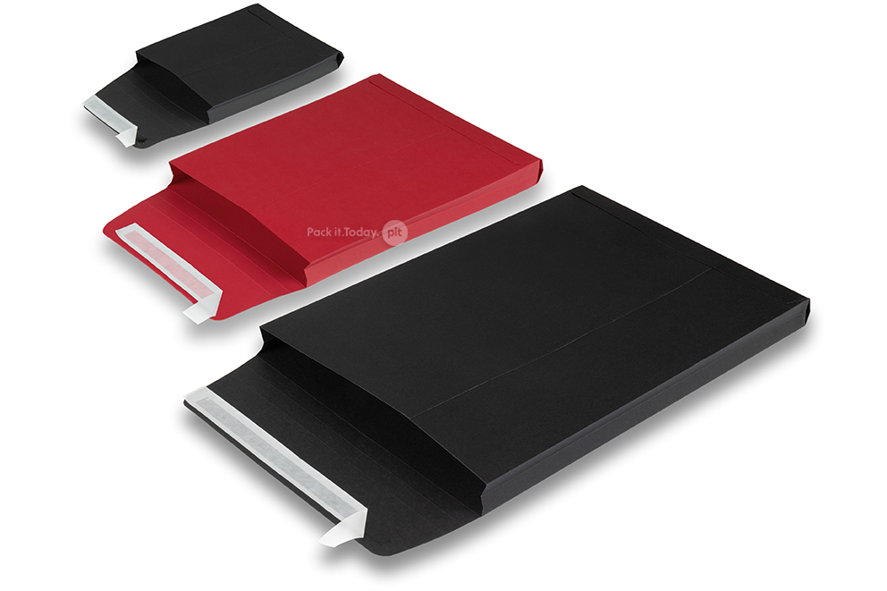 Coloured gusset envelopes V-Bottom