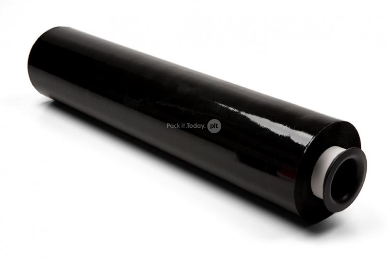 Black manual wrapping film