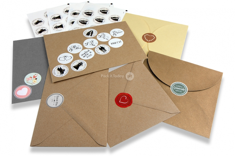 Wedding envelope seals - various