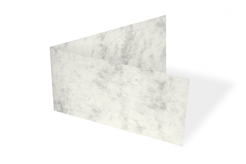 Marbled cards - 90 x 173 mm, marbled grey