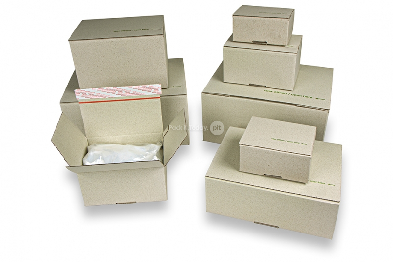 Grass-paper crash lock box