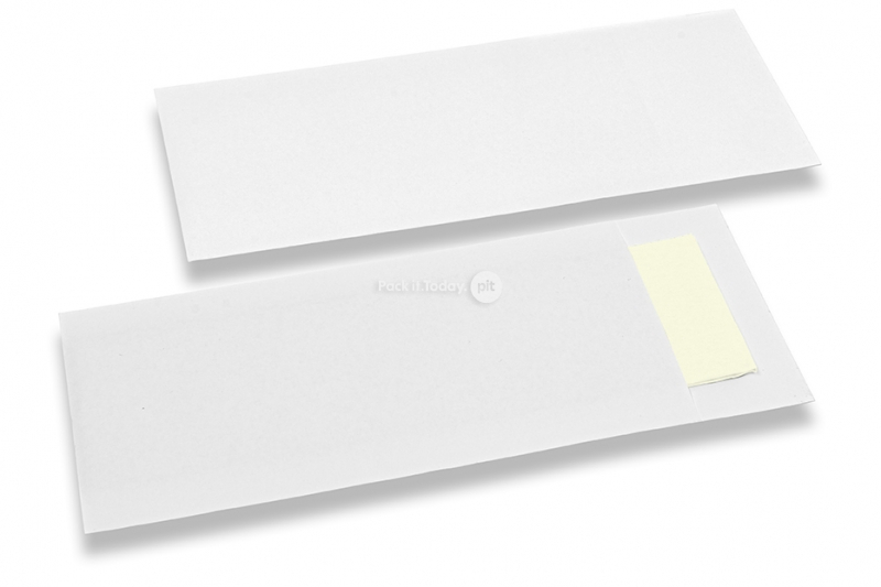 Cutlery bags white without incision + white paper napkin