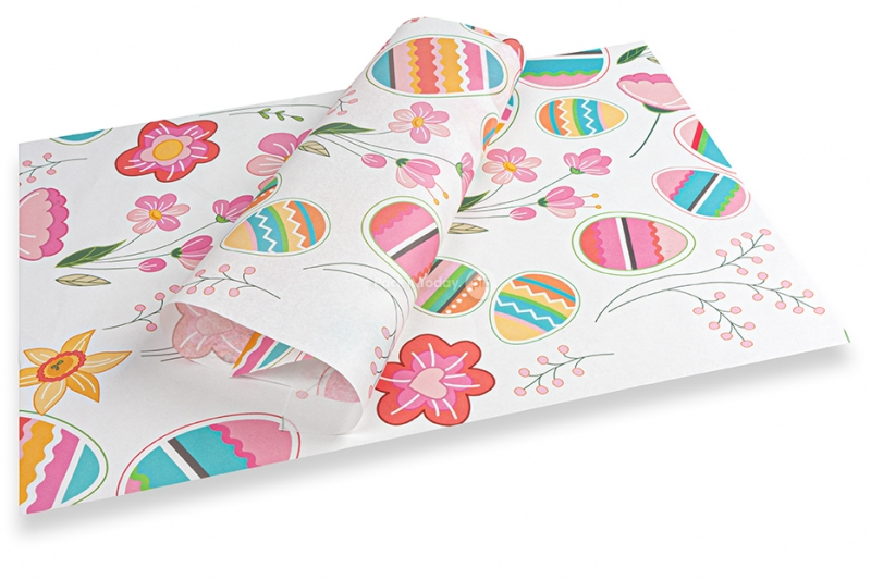 Easter themed tissue paper - bright colours
