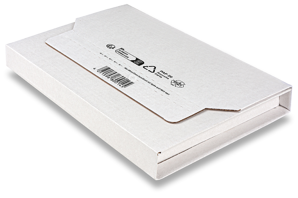 Book packaging - closed - white
