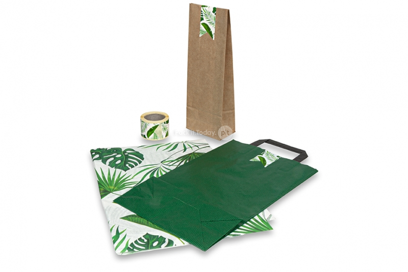 Elongated printed seals - jungle