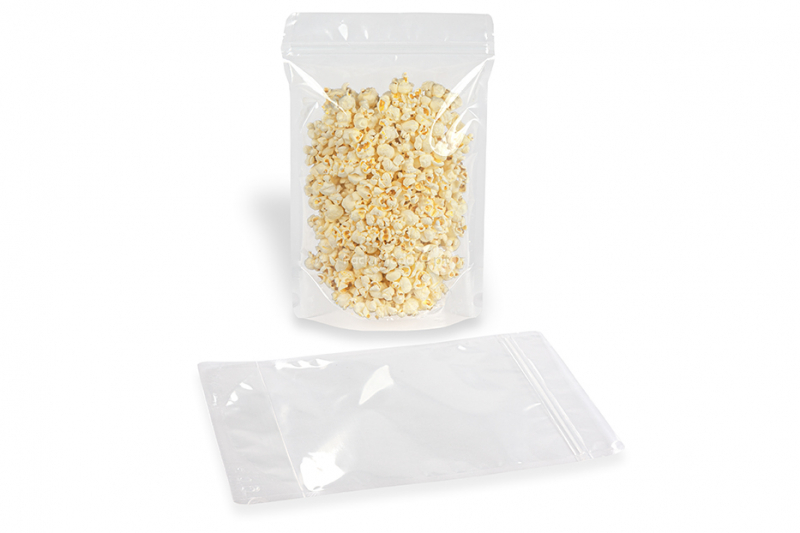 Transparant stand up pouches - 200 x 300 x 100 mm, 1800 ml