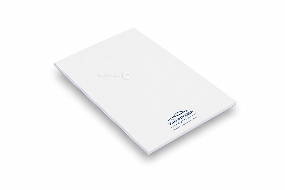 Printed notepads - 105 x 148 mm, without cover