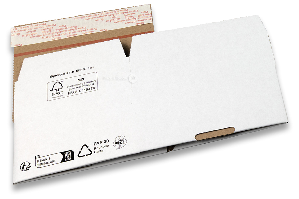 Crash lock box - white, 160 x 130 x 70 mm - SPX1