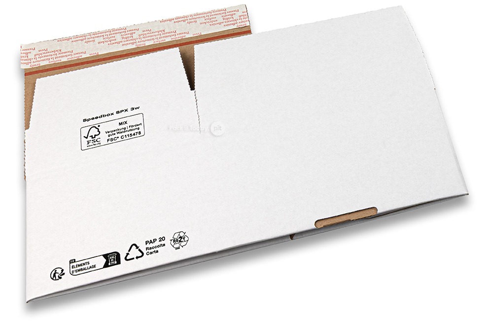 Crash lock box - white, 213 x 153 x 109 mm - SPX3