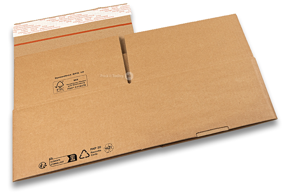 Crash lock box - brown, 220 x 190 x 120 mm - SPX10