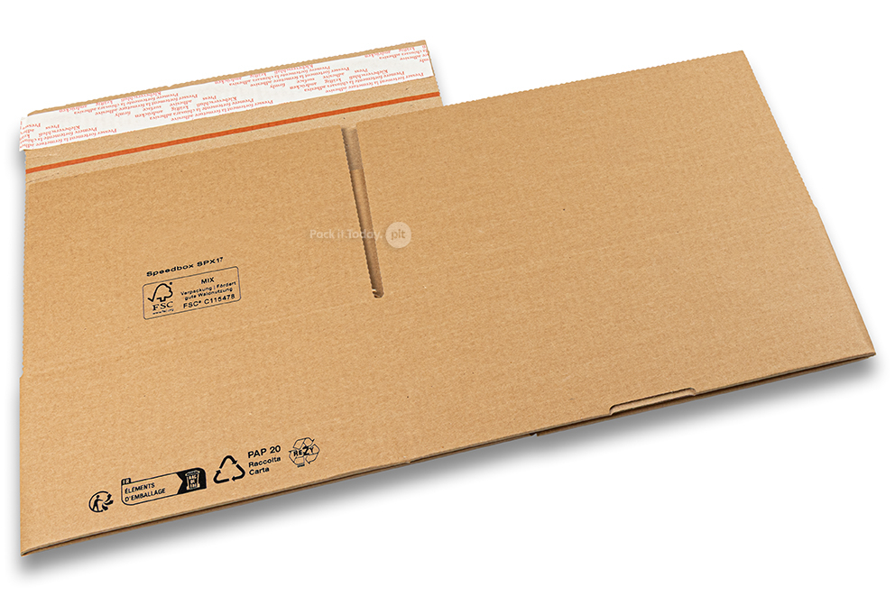 Crash lock box - brown, 270 x 200 x 100 mm - SPX17