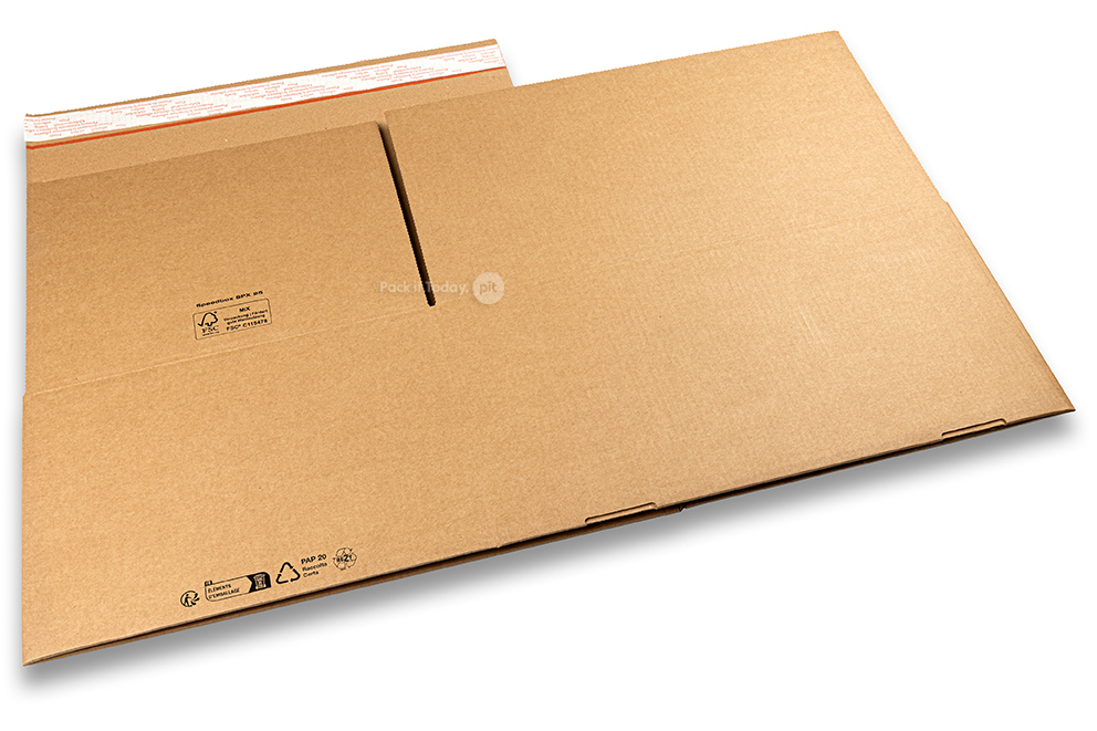Crash lock box - brown, 430 x 300 x 200 mm - SPX25