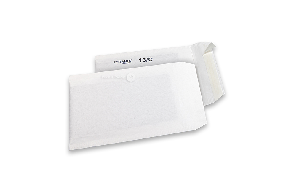 Paper padded envelopes Ecomax - 150 x 215 mm, 13/C, white